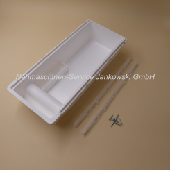 Schublade für Industrie-Tisch (Farbe weiß) 