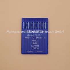 Nadeln Schmetz Industrie Nadelsystem 1738 , DBx1 / Stärke 110 
