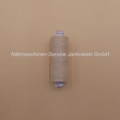 AMANN TROJA Qualitätsnähgarn No. 100 , 500m , 100% Polyester / hellbeige 