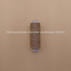 AMANN TROJA Qualitätsnähgarn No. 100 , 500m , 100% Polyester / dunkelbeige 
