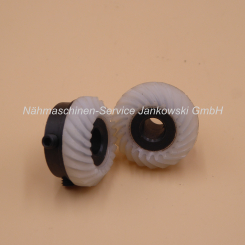 Zahnradpaar passend für Singer Serenade , Concerto , Futura 2000 , 2010 , 6200 (schrägverzahnt) 