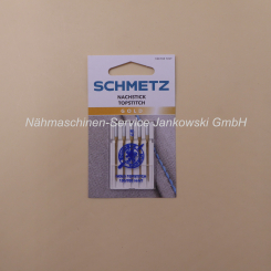 Nadeln Schmetz 130/705H-NT Nachstick Topstitch Gold / Stärke 80 