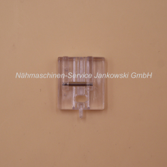 Reißverschlußfuß nahtverdeckt transparent für Janome 