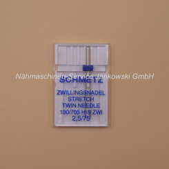 Zwillingsnadel Schmetz Stretch 130/705 H-S ZWI 2,5 / 75 