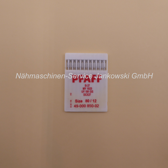 Nadeln PFAFF Industrie Nadelsystem B-27 , DCx27 / Stärke 80 