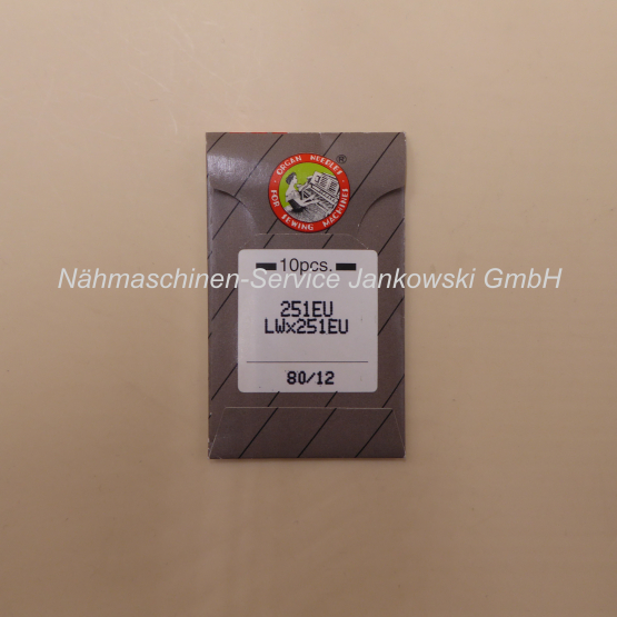 Nadeln ORGAN Industrie Nadelsystem LWx251 EU / Stärke 80 