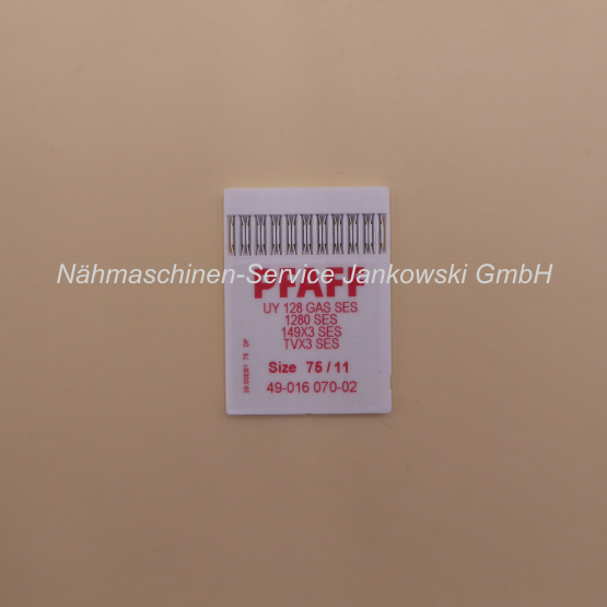 Nadeln PFAFF Industrie Nadelsystem UY 128 GAS SES / Stärke 75 