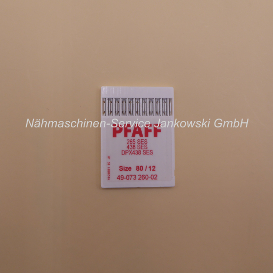 Nadeln PFAFF Industrie Nadelsystem 265 SES , 438 SES / Stärke 80 