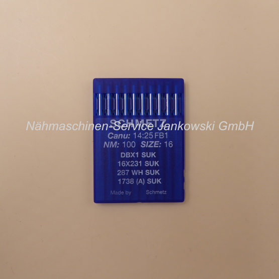 Nadeln Schmetz Industrie Nadelsystem 1738 SUK , DBx1 SUK / Stärke 100 