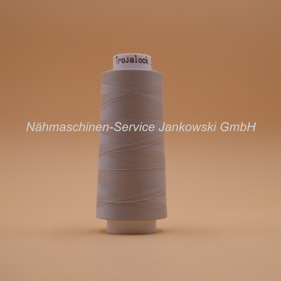 AMANN TROJALOCK Qualitätsgarn No. 120 , 2500m , 100% Polyester , col. 0331 silbergrau 