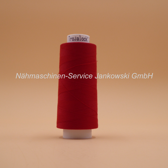 AMANN TROJALOCK Qualitätsgarn No. 120 , 2500m , 100% Polyester , col. 0504 rot 