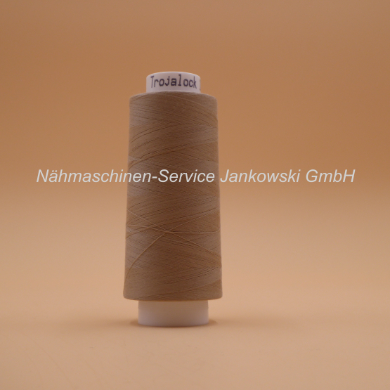 AMANN TROJALOCK Qualitätsgarn No. 120 , 2500m , 100% Polyester , col. 1222 beige 