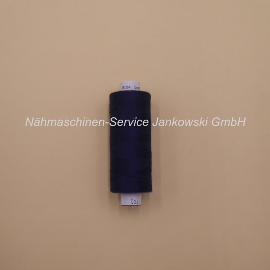 AMANN TROJA Qualitätsnähgarn No. 100 , 500m , 100% Polyester / marineblau 
