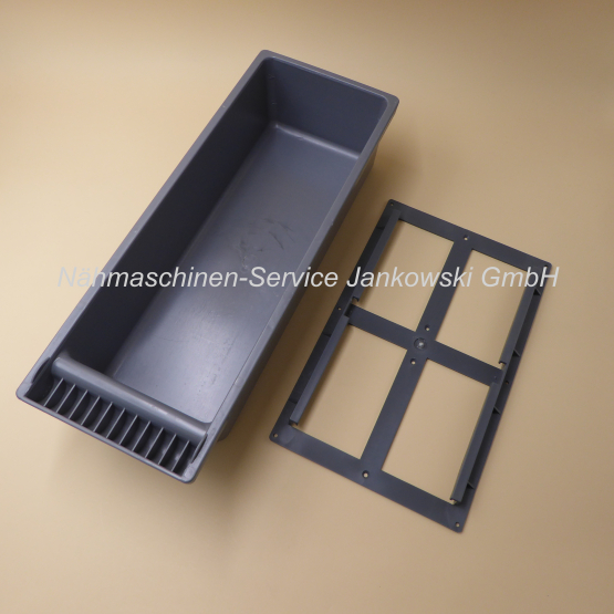 Schublade für Industrie-Tisch (Farbe grau) 