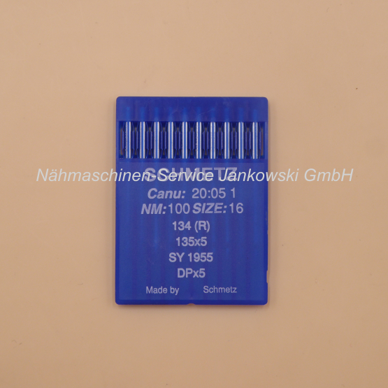 Nadeln Schmetz Industrie Nadelsystem 134 (R) , 135x5 , DPx5 / Stärke 100 