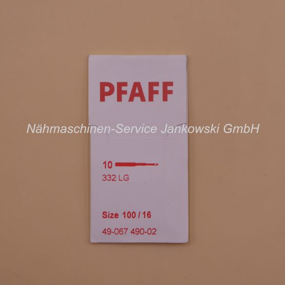 Nadeln PFAFF Industrie Nadelsystem 332 LG / Stärke 100 