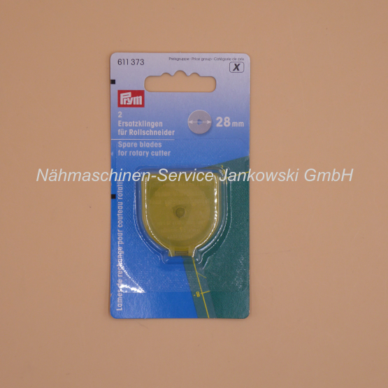 Ersatzklingen für Rollschneider Prym 28 mm Durchmesser mini (2Stück) 