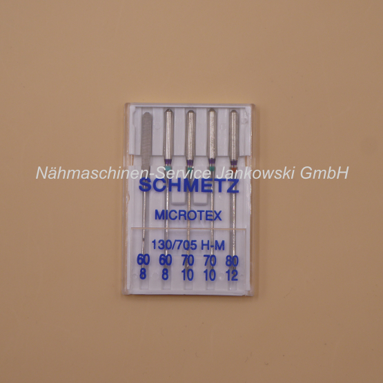 Nadeln Schmetz 130/705 H-M Microtex / Stärke 60 - 80 