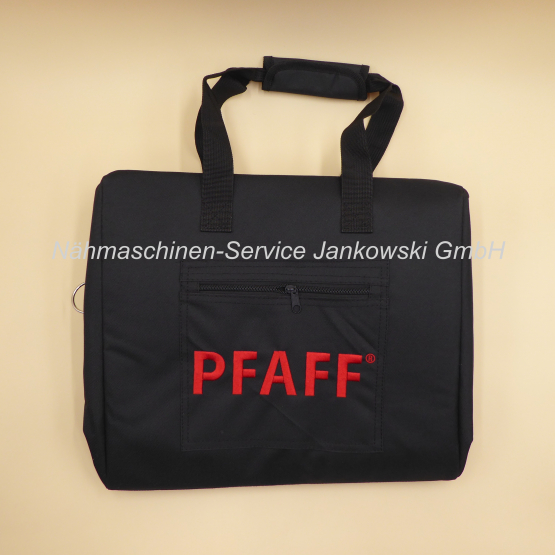 Tasche passend für Overlock-Maschinen Farbe schwarz mit PFAFF-Logo 