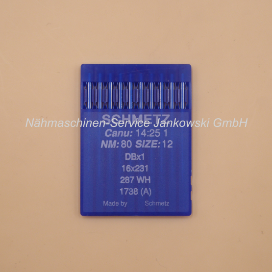 Nadeln Schmetz Industrie Nadelsystem 1738 , DBx1 / Stärke 80 